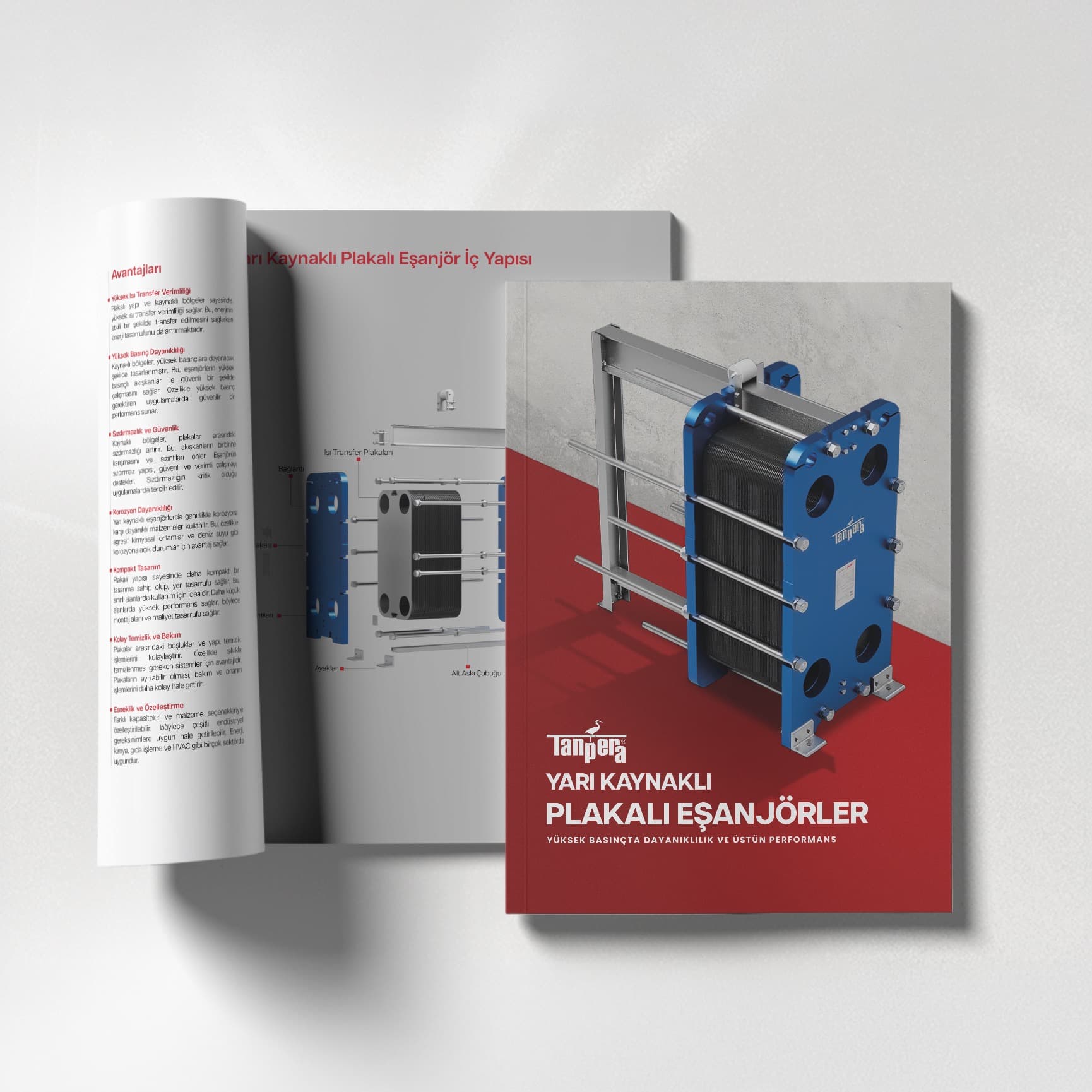 Yarı Kaynaklı Plakalı Eşanjör